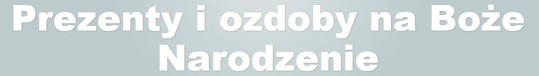 ozdoby boże narodzenie